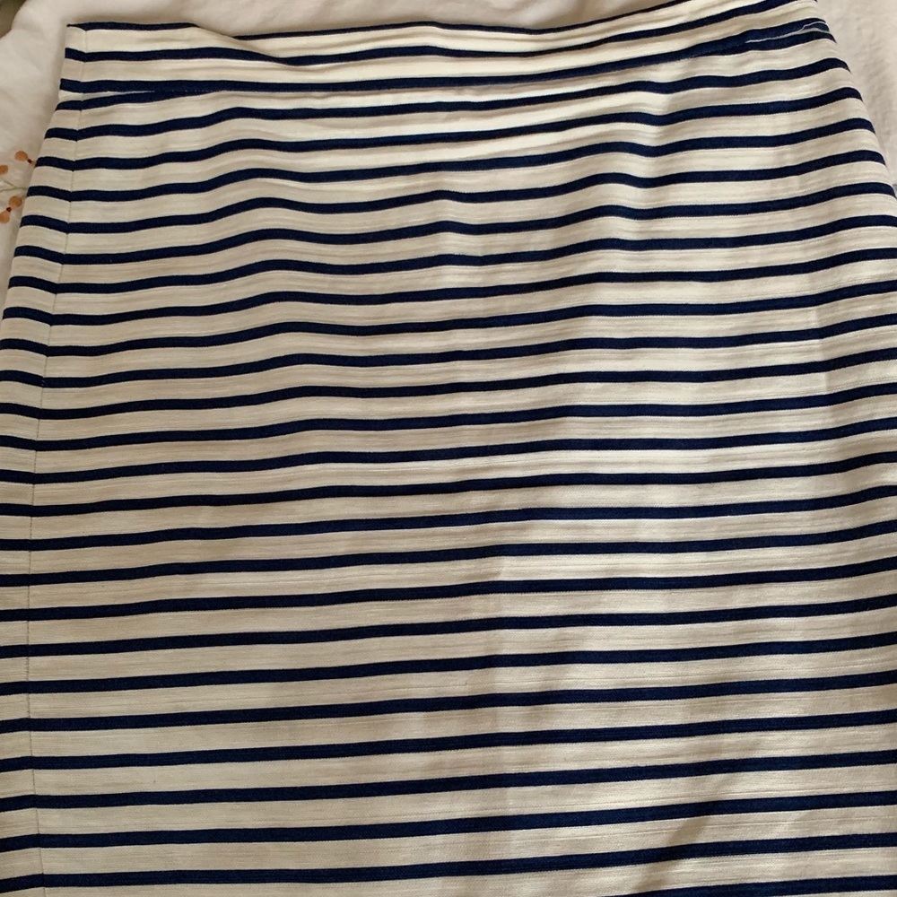 J.Crew number two pencil skirt size 8 nautical